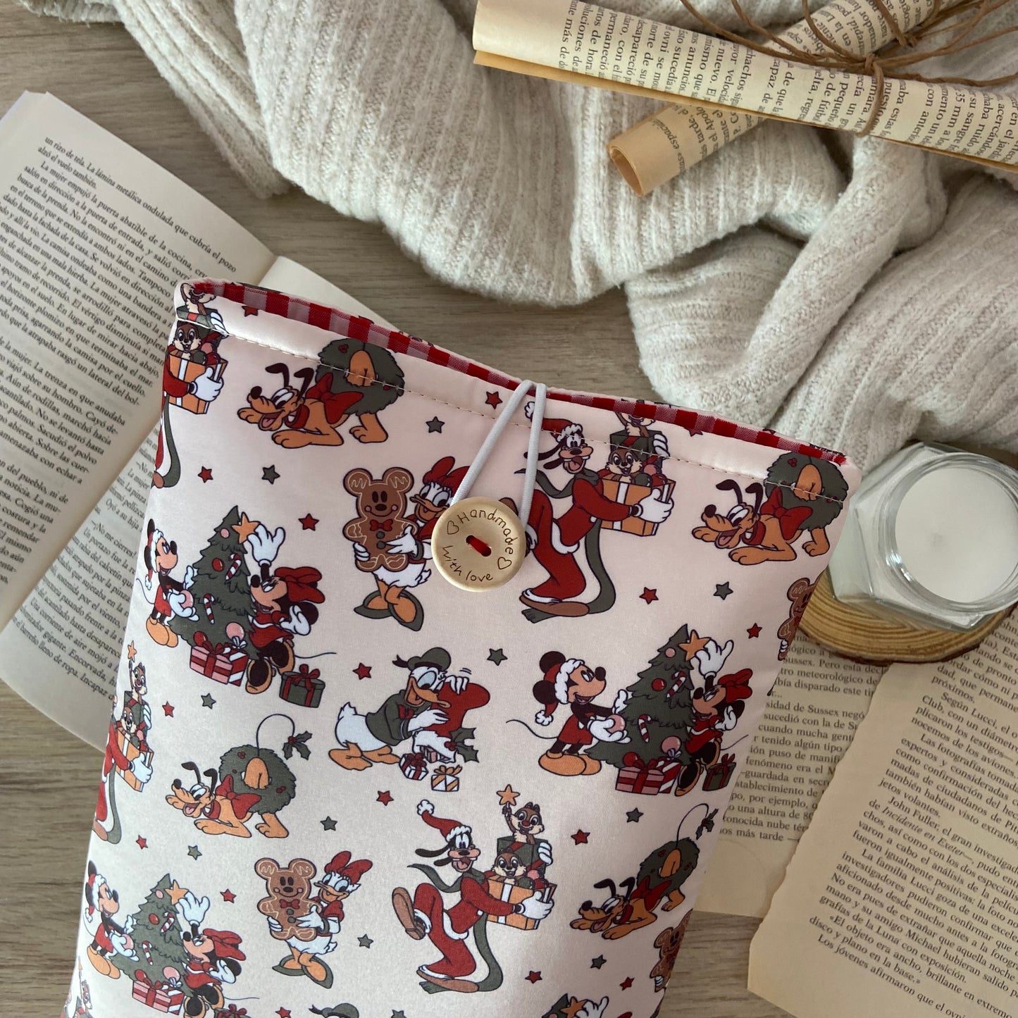 Funda literaria Navidades en Disney