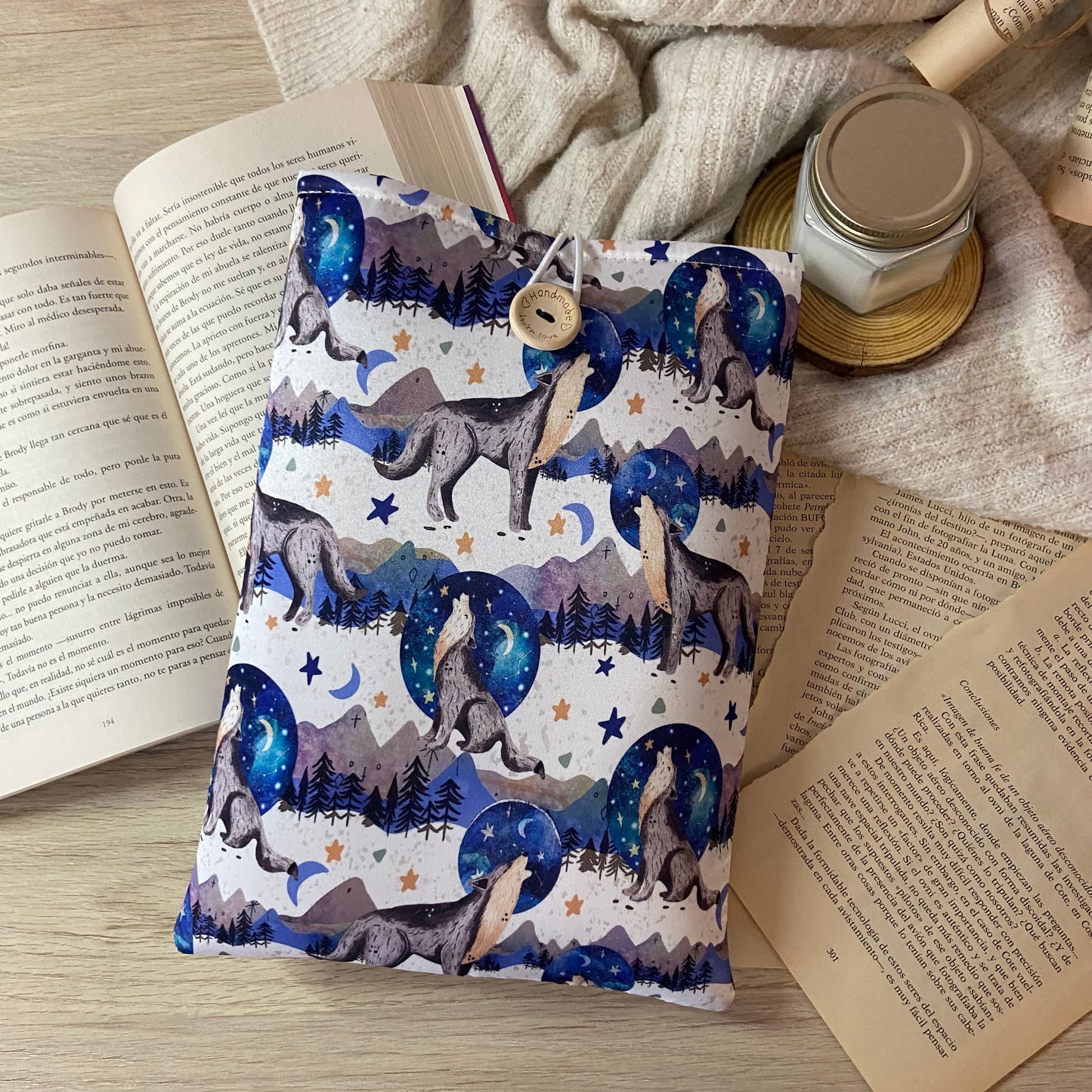 Funda literaria lobos