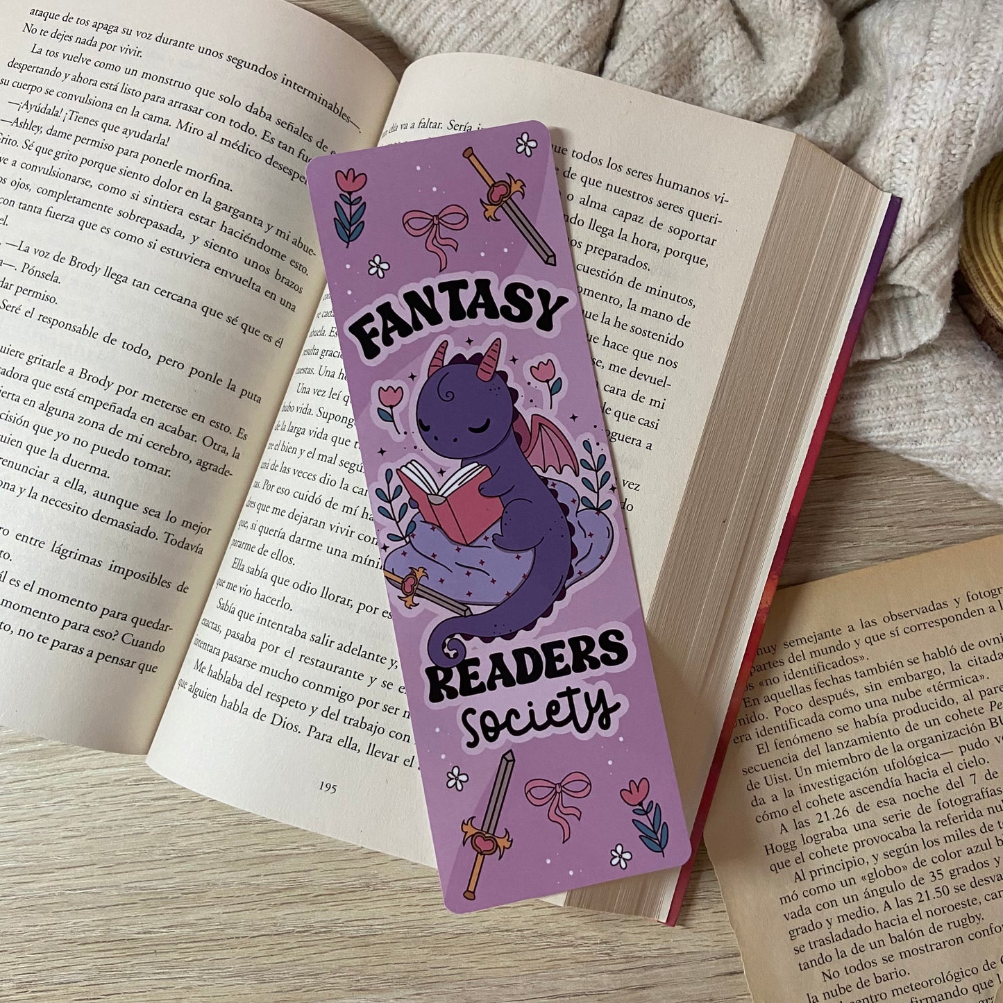 Marcapáginas fantasy readers society