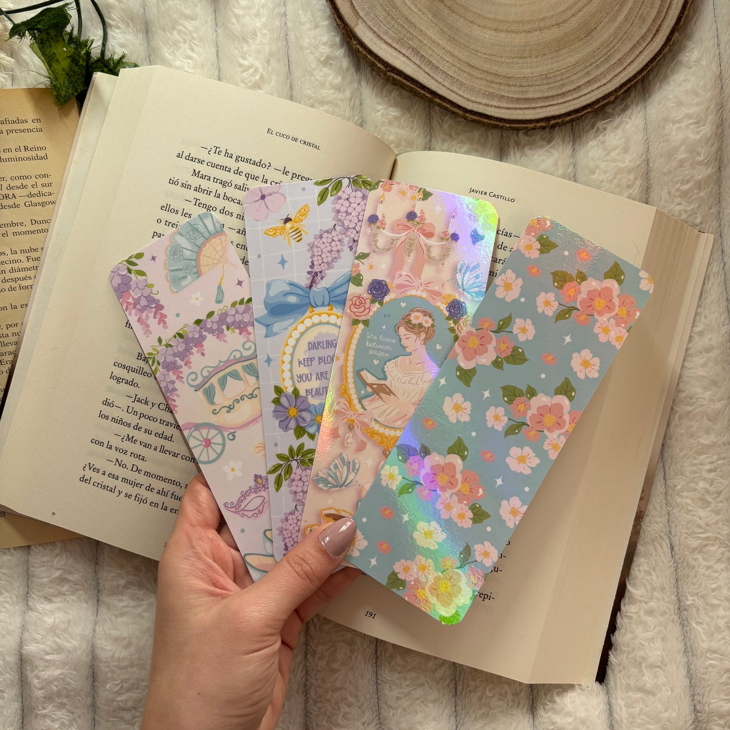 Pack 4 marcapáginas Bridgerton