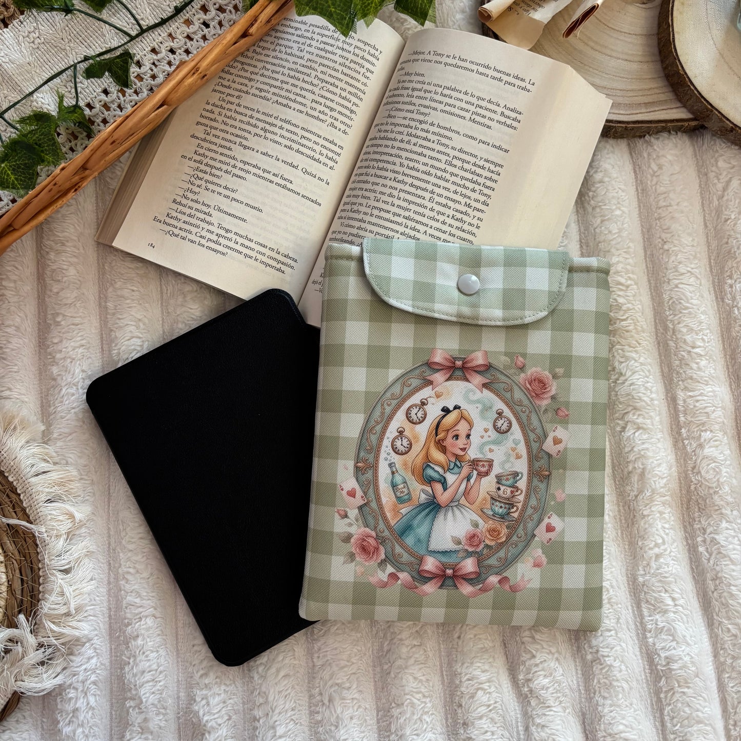 Funda kindle/kobo Alicia en el país de las maravillas impermeable