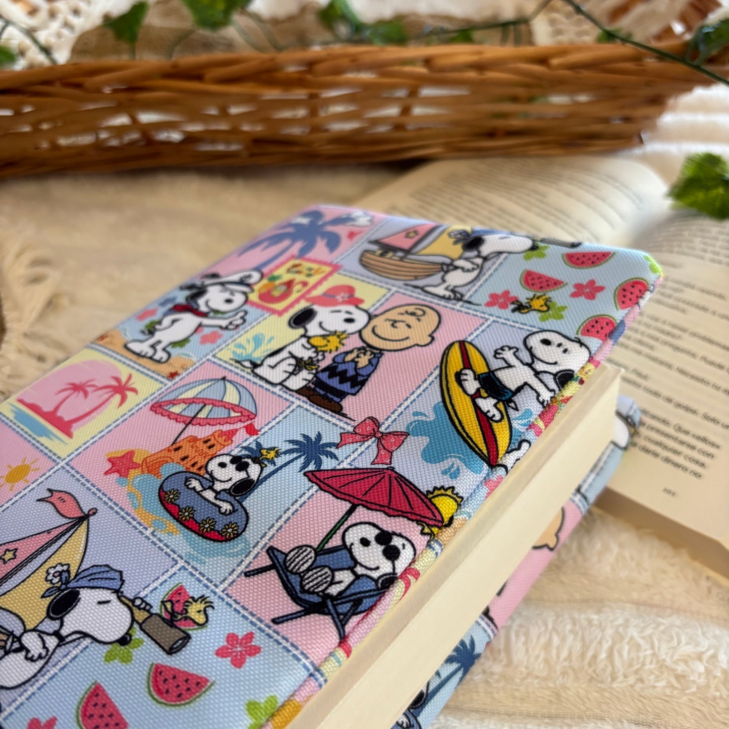 Funda ajustable Snoopy en verano impermeable