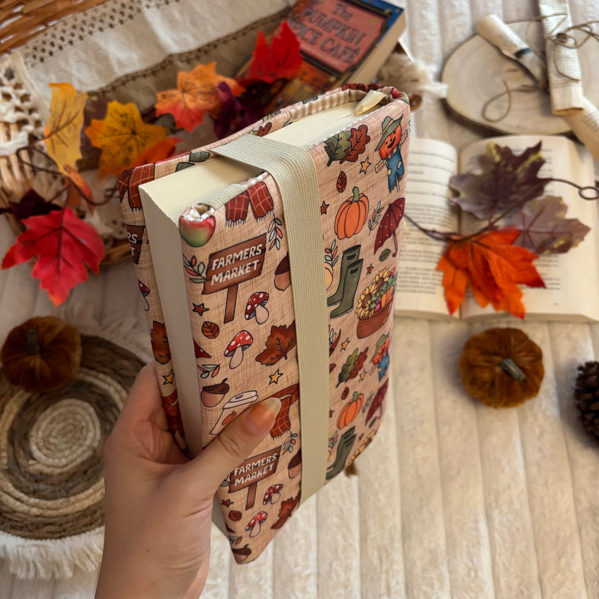Funda ajustable farmer market in Autumn