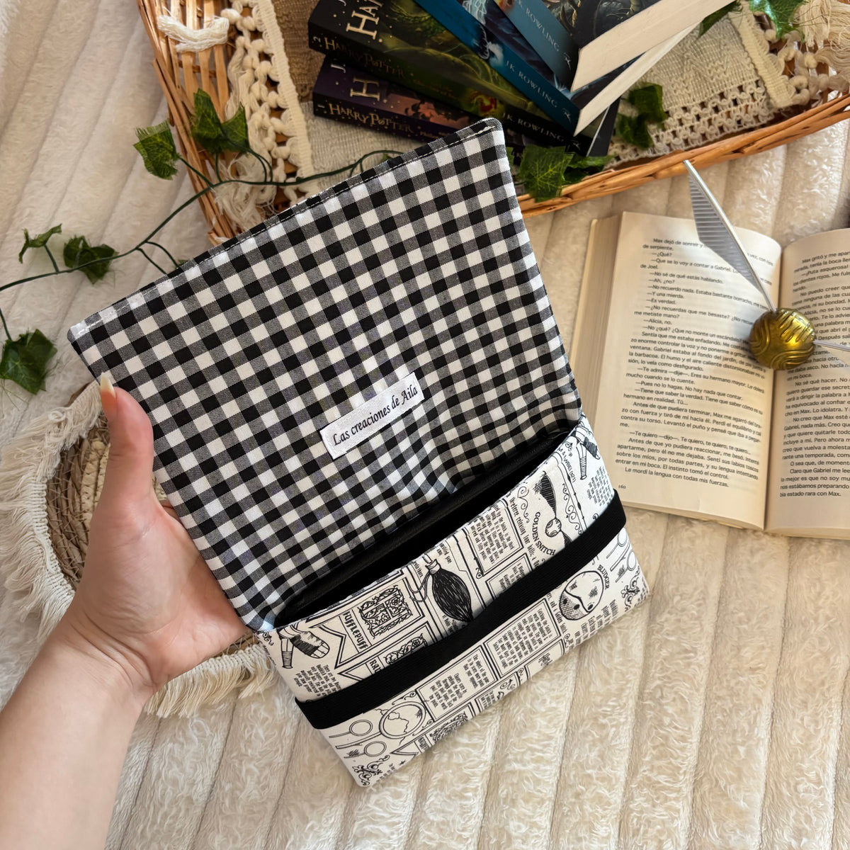 Funda para ebook con solapa Quidditch