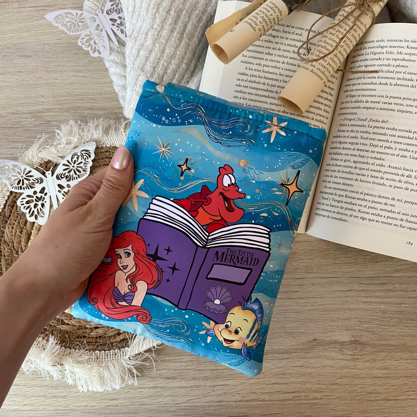 Funda kindle/kobo libra colour La sirenita