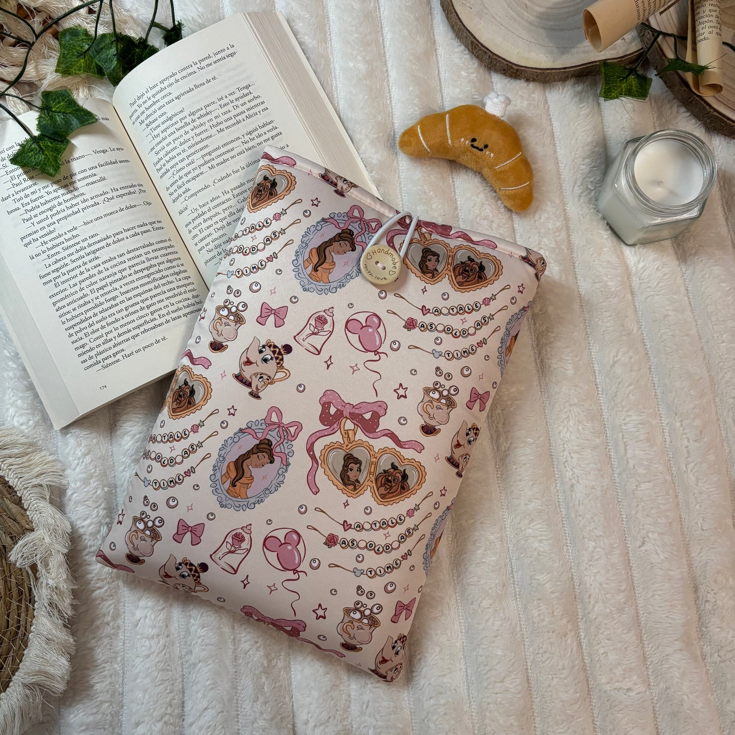 Funda literaria Tale as old as time Bella y Bestia