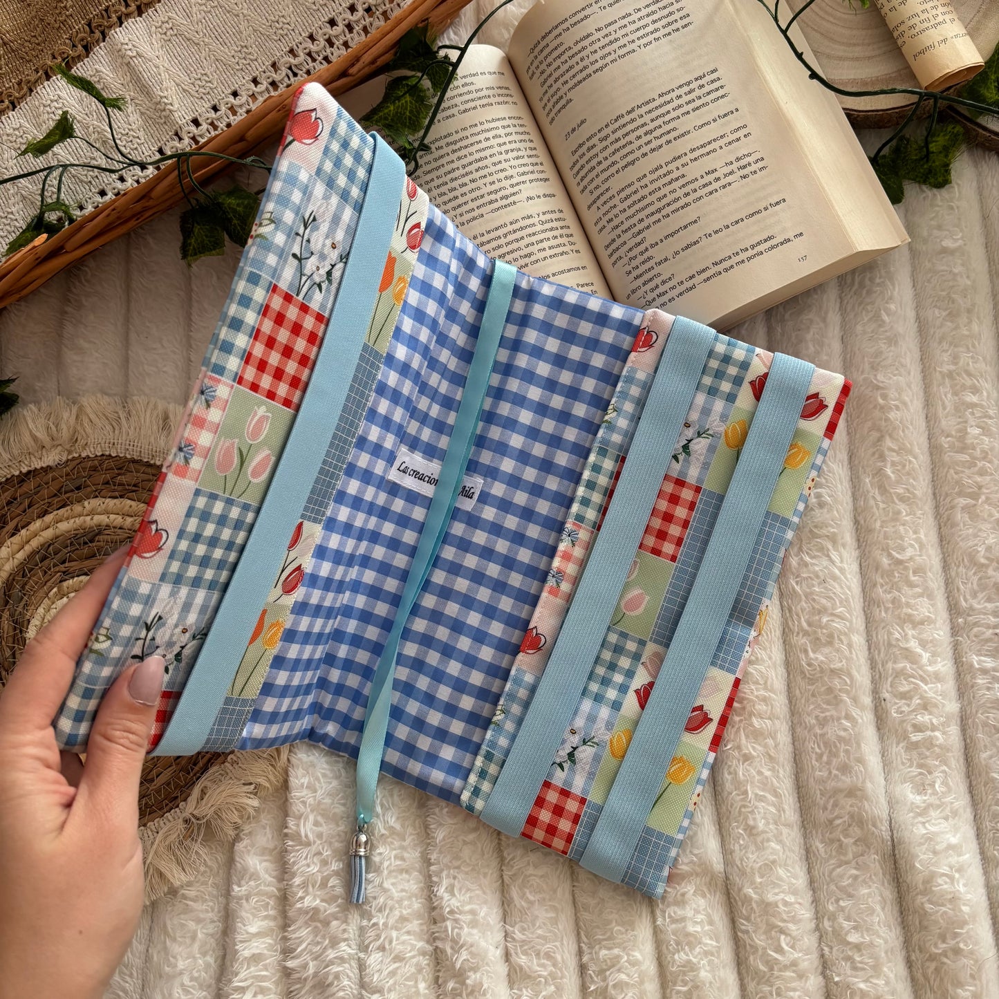 Funda ajustable tulipanes en primavera