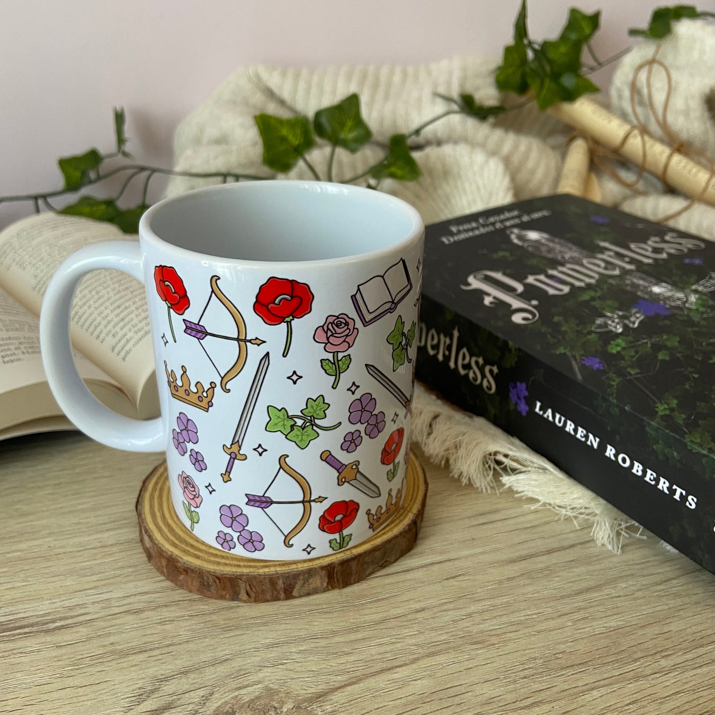 Pack funda powerless + marcapáginas + taza