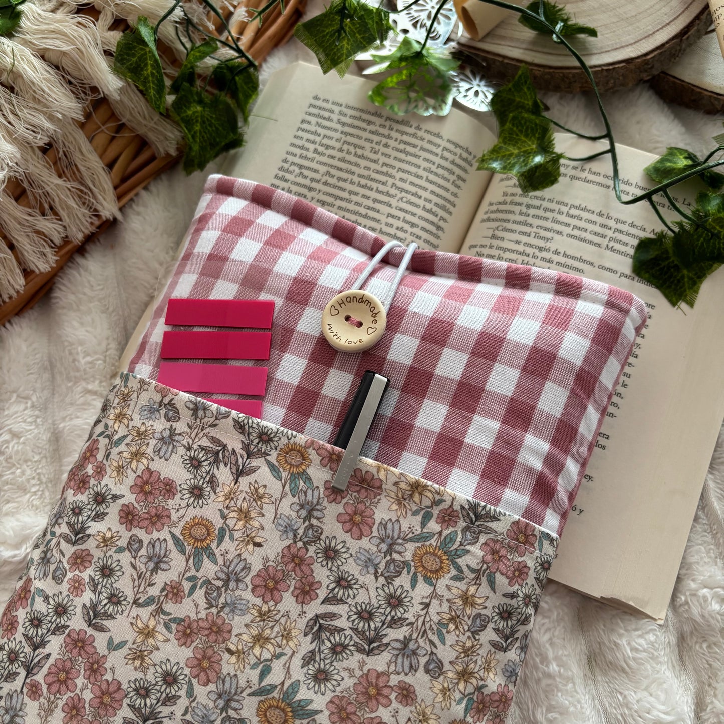 Funda literaria Bosco con bolsillo