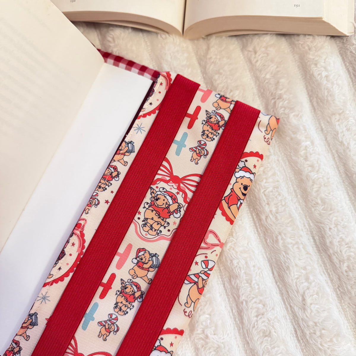Funda ajustable Winnie navideño impermeable