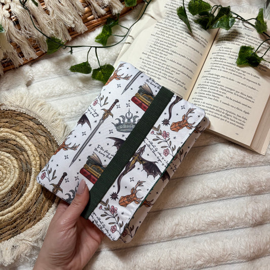 Funda de solapas para ebook Fourth wing + Velaris