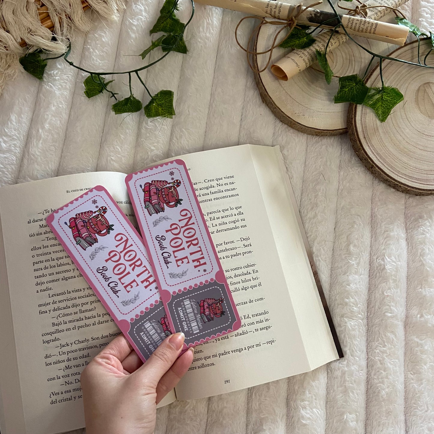 Marcapáginas North Pole bookclub