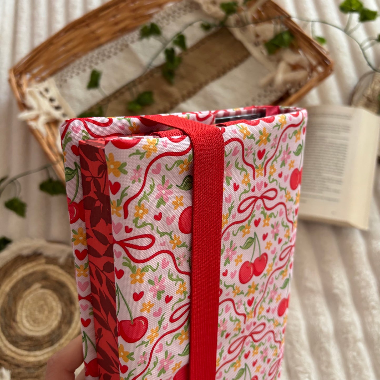Funda ajustable cerezitas impermeable