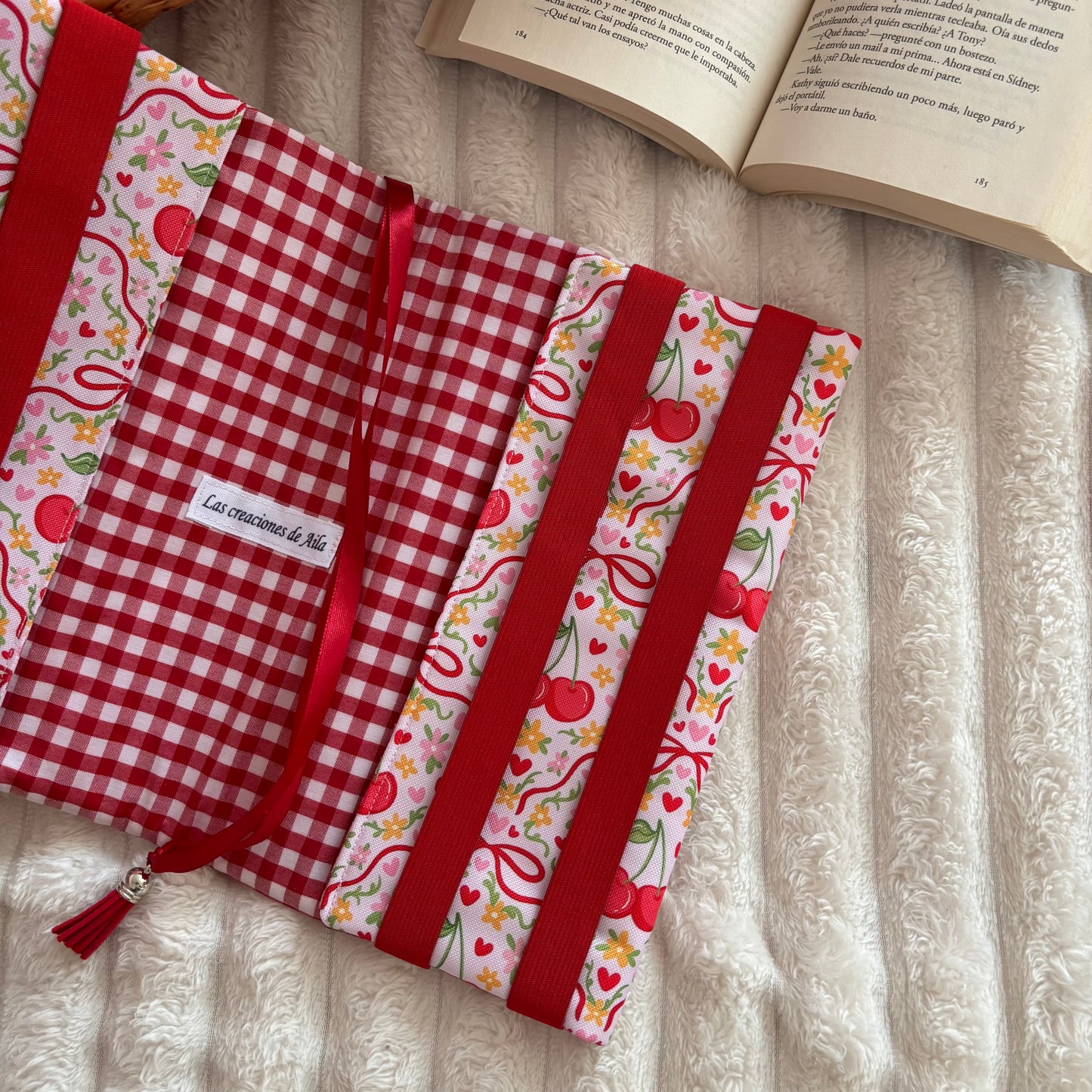 Funda ajustable cerezitas impermeable