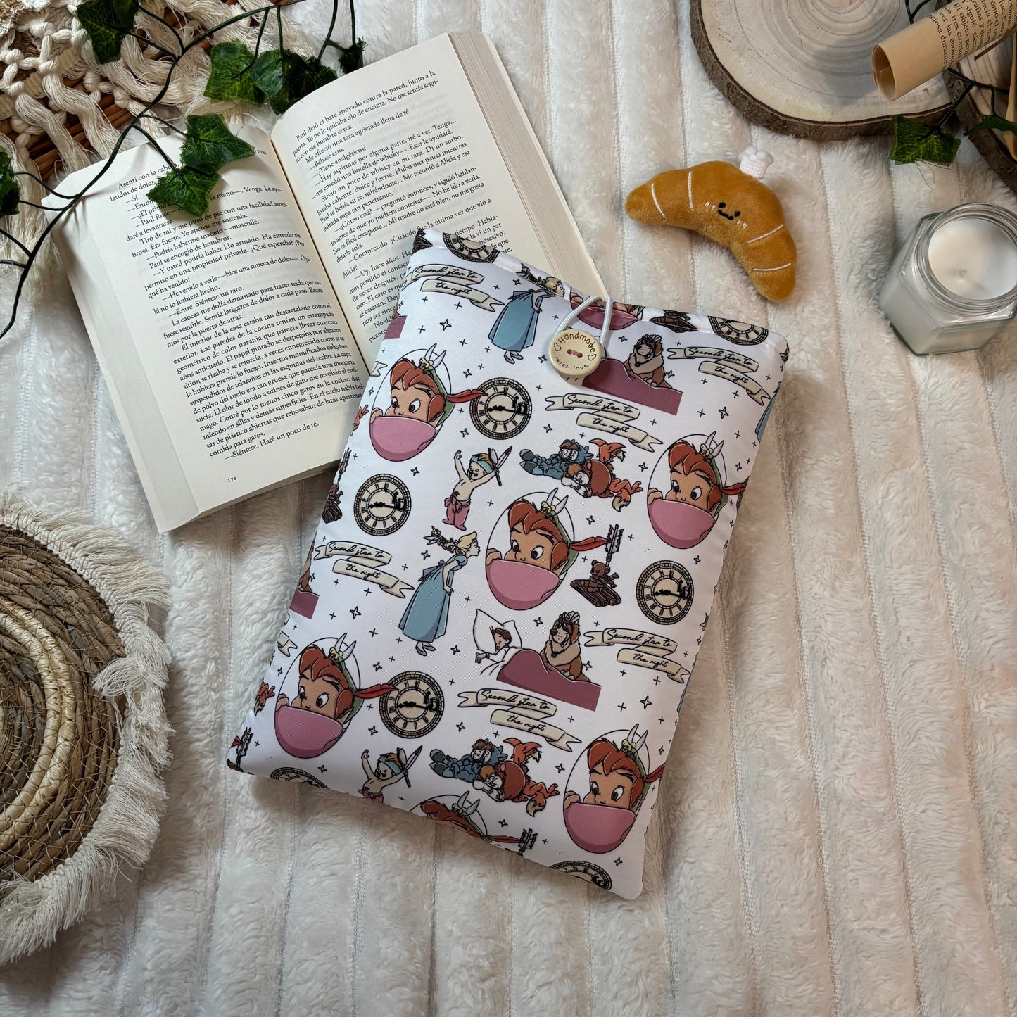 Funda literaria niños perdidos Peter Pan