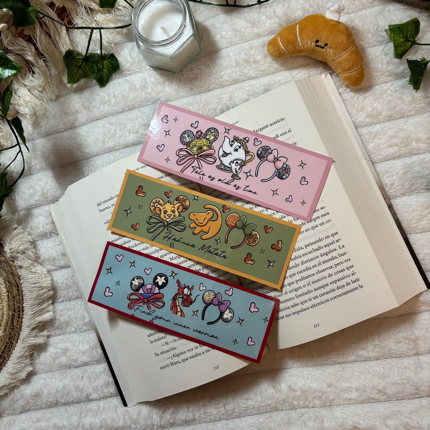 Pack 3 marcapáginas Disney