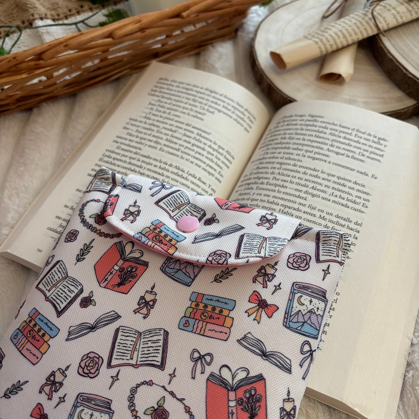 Funda kindle/kobo libra colour lectura en sueños impermeable