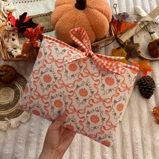 Funda literaria cute pumpkin