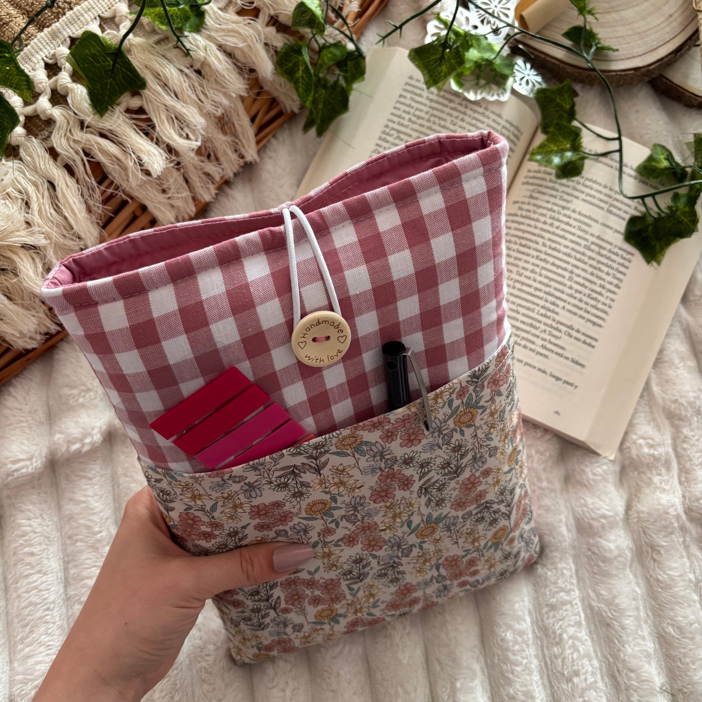 Funda literaria Bosco con bolsillo