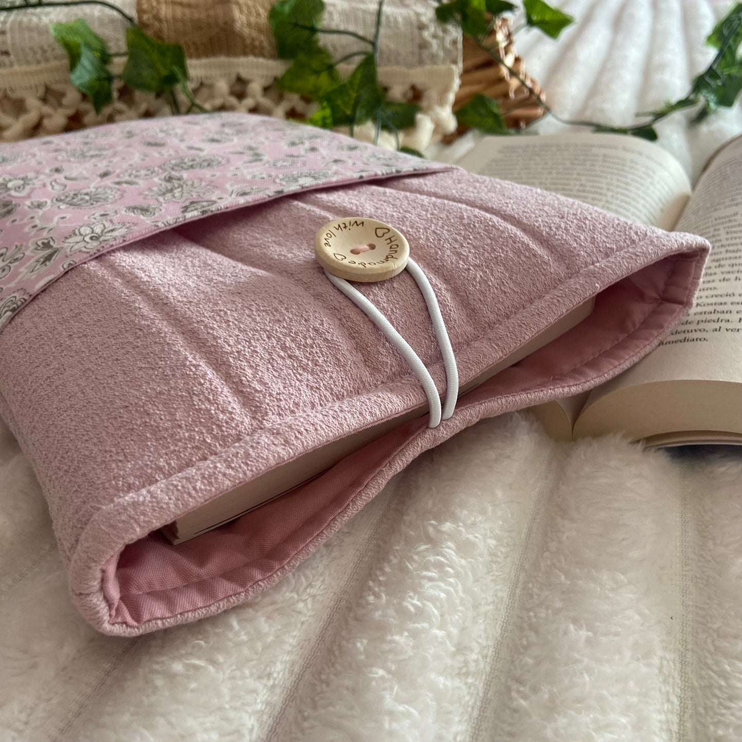 Funda literaria Rosalia con bolsillo