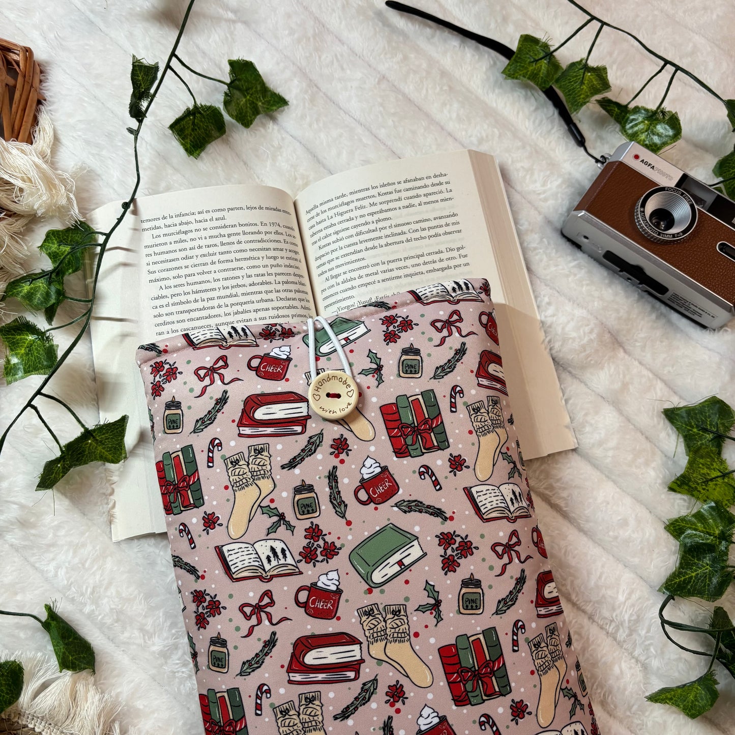 Funda literaria hello winter