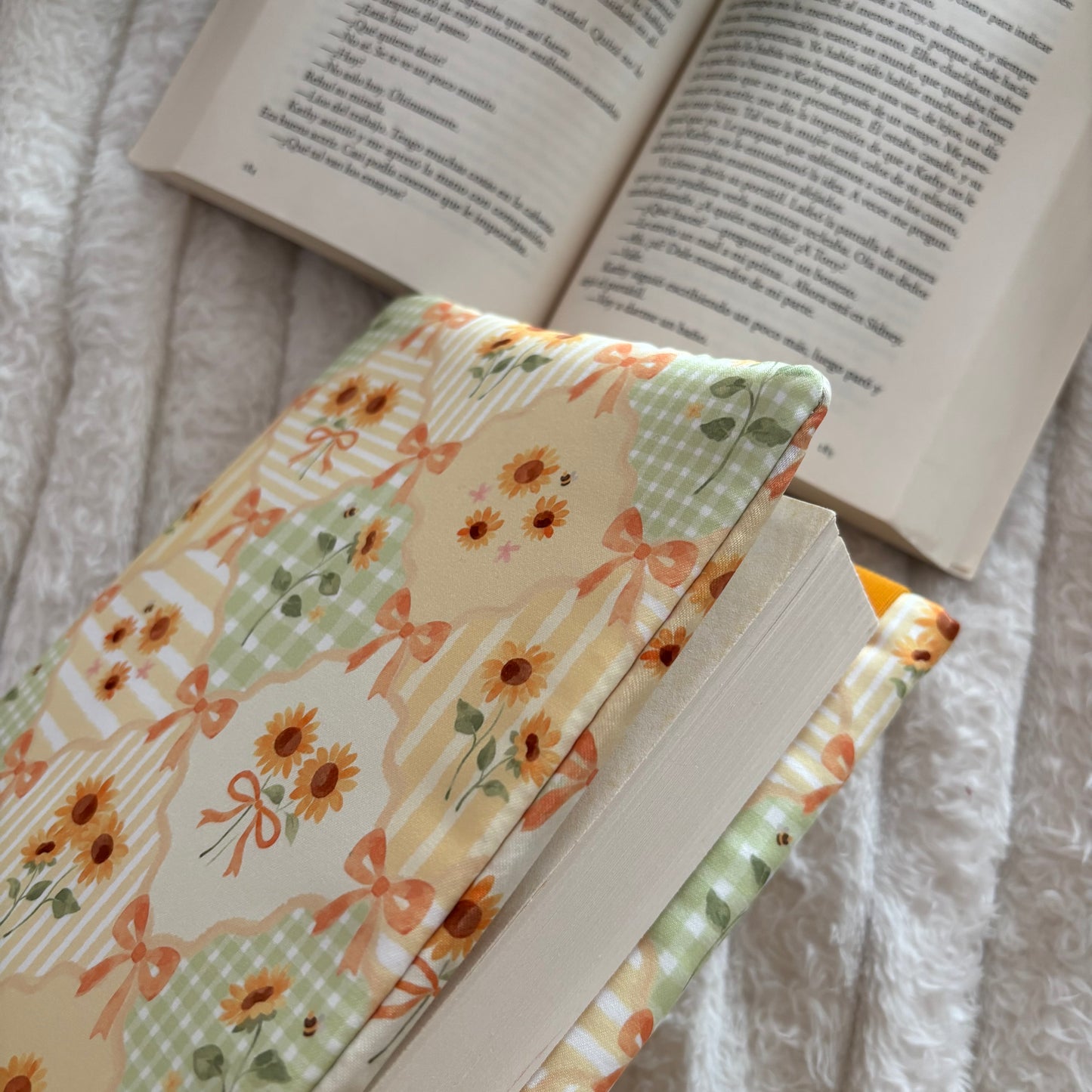 Funda ajustable girasoles en primavera