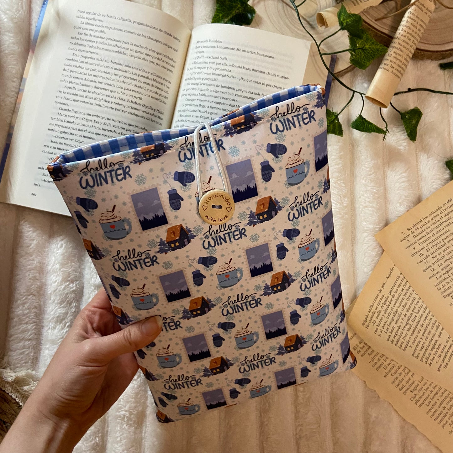 Funda literaria hello winter outlet