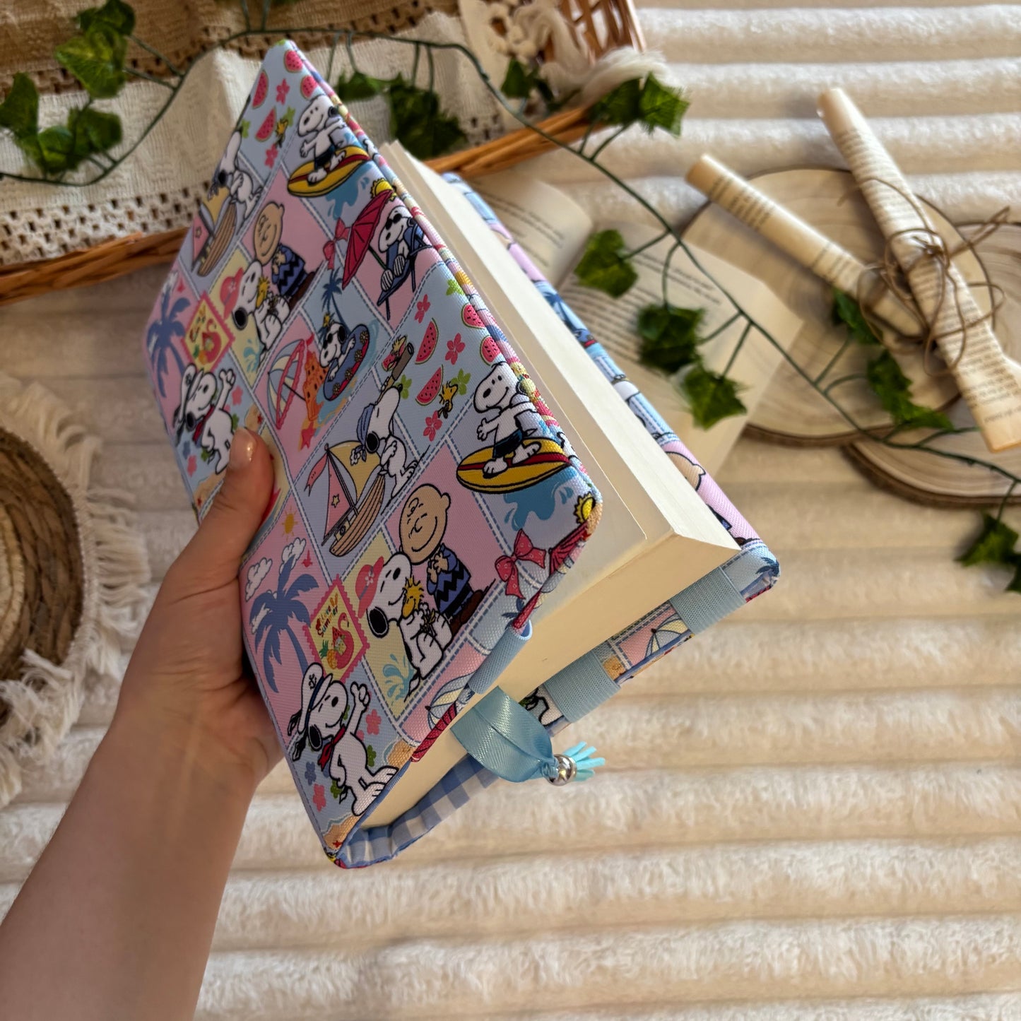Funda ajustable Snoopy en verano impermeable