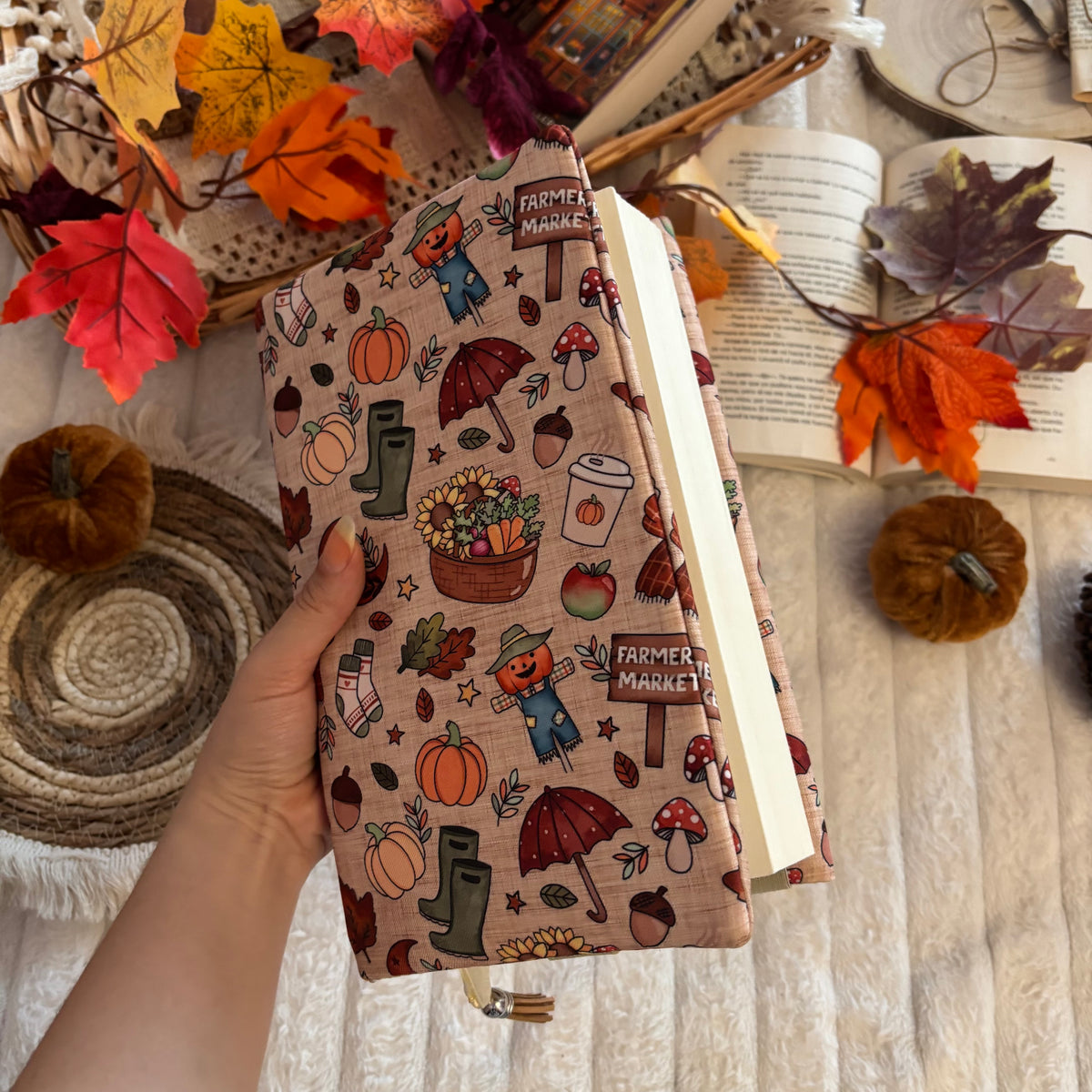 Funda ajustable farmer market in Autumn