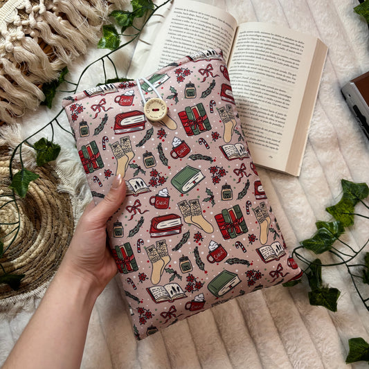 Funda literaria hello winter and Christmas outlet