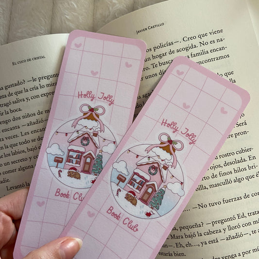 Marcapáginas Holly Jolly bookclub