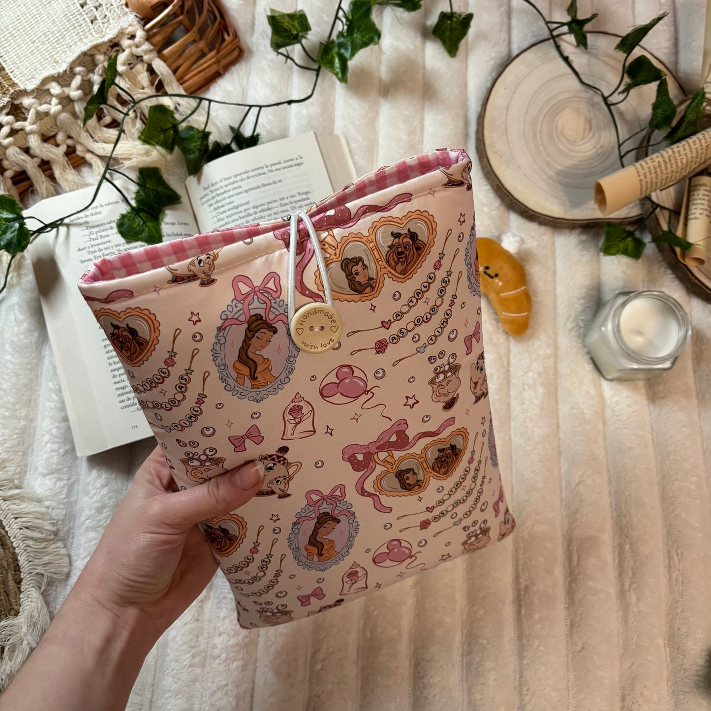 Funda literaria Tale as old as time Bella y Bestia