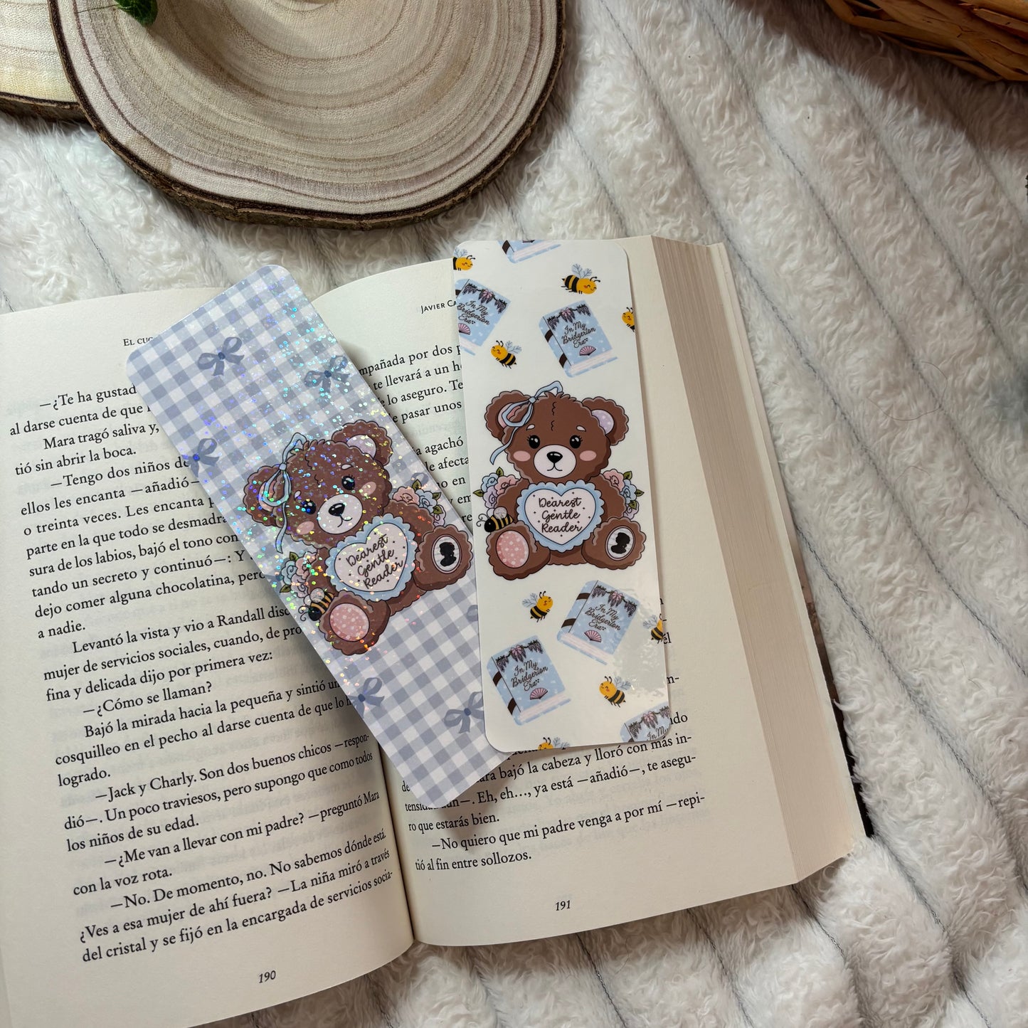 Pack 2 marcapáginas Dearest gentle reader Bridgerton