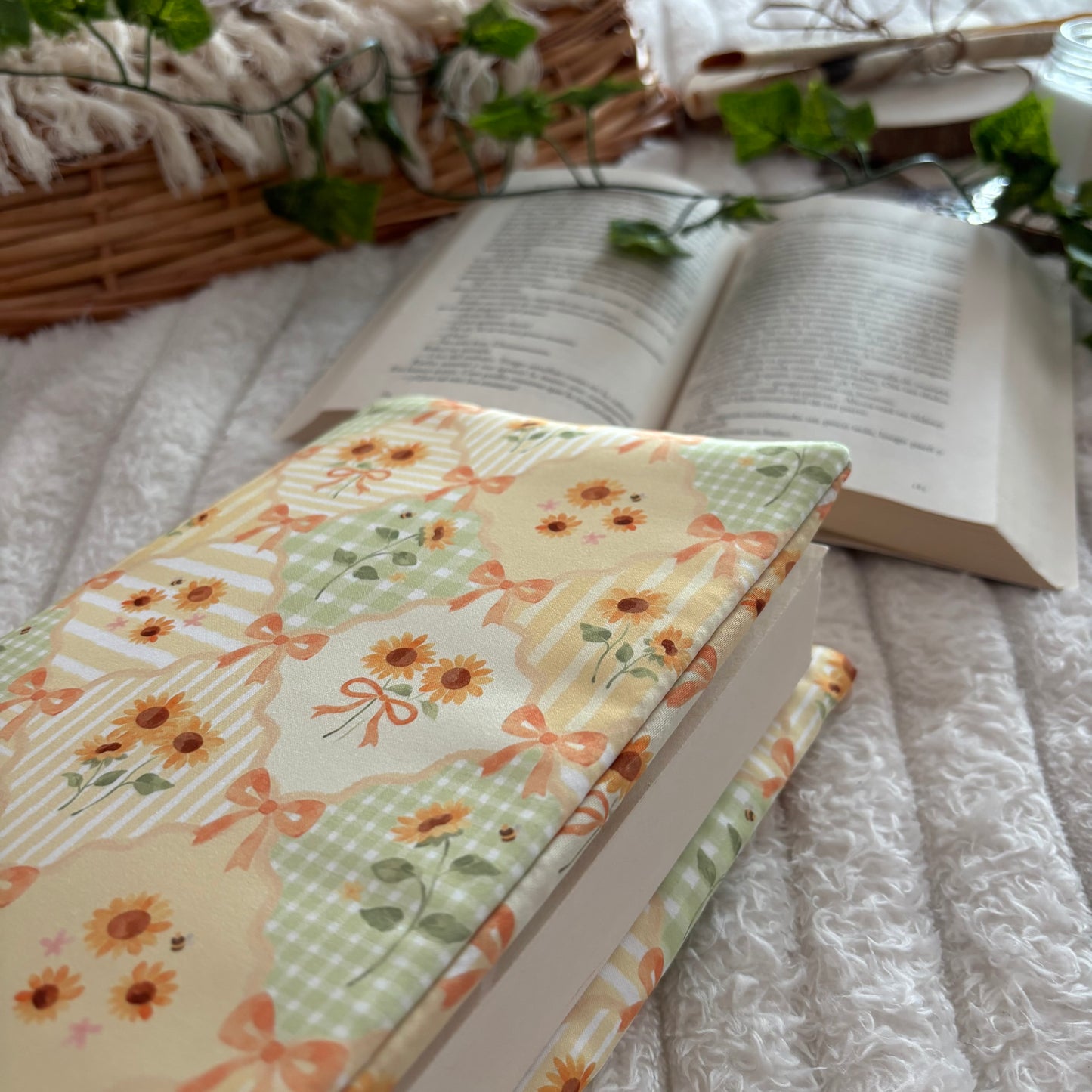 Funda ajustable girasoles en primavera