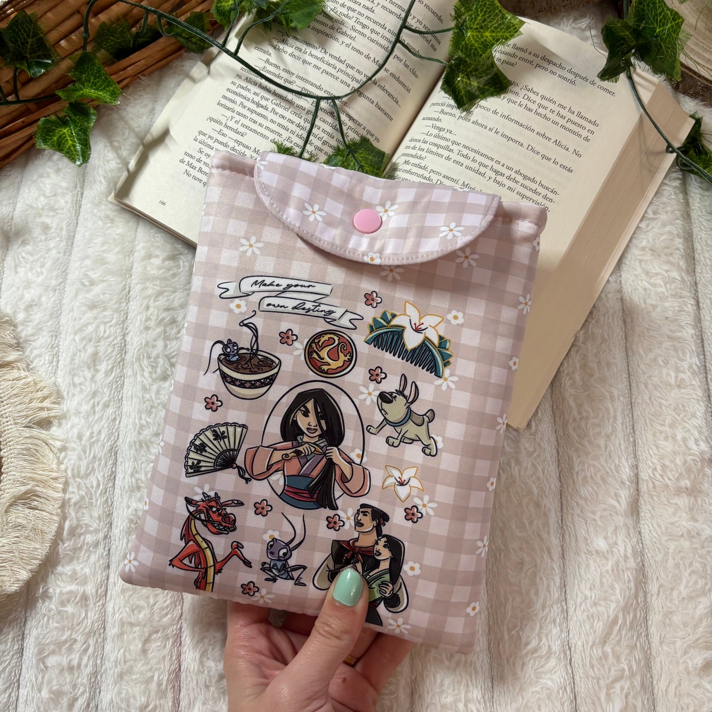 Funda kindle/kobo libra colour princesa Mulán