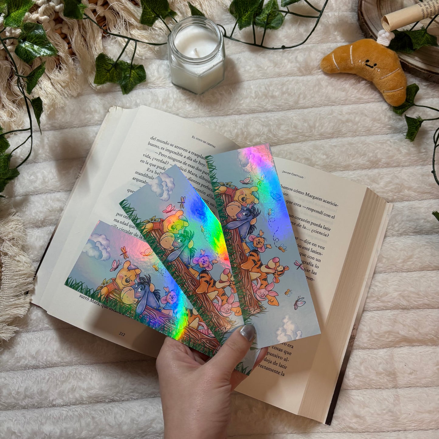 Marcapáginas Winnie the Pooh holográfico