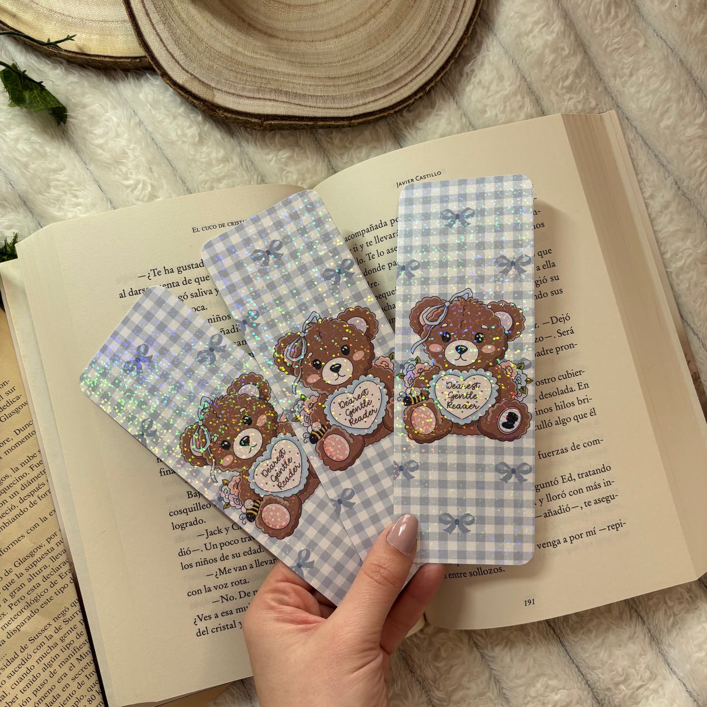 Marcapáginas Dearest gentle reader holográfico