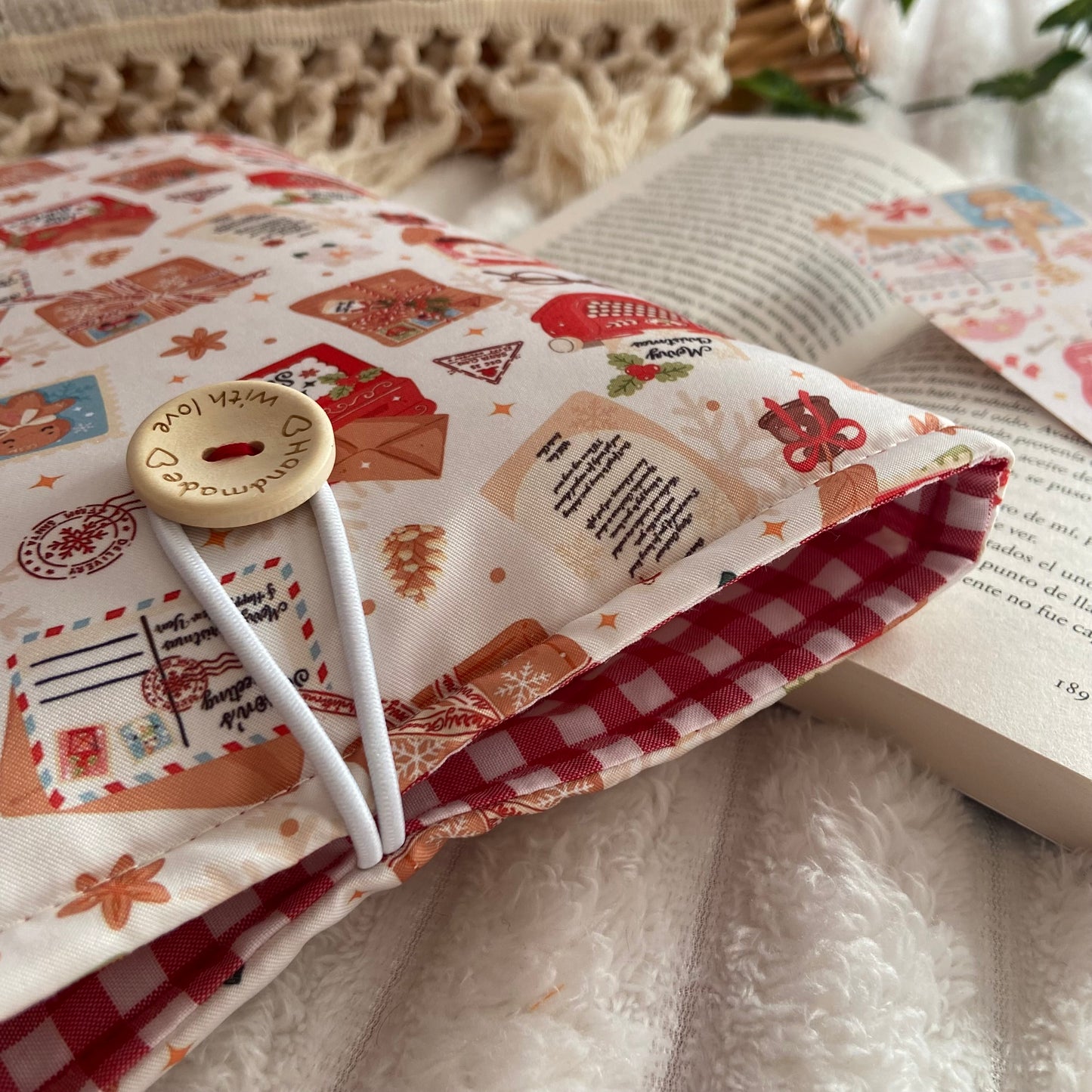 Funda literaria carta a santa claus