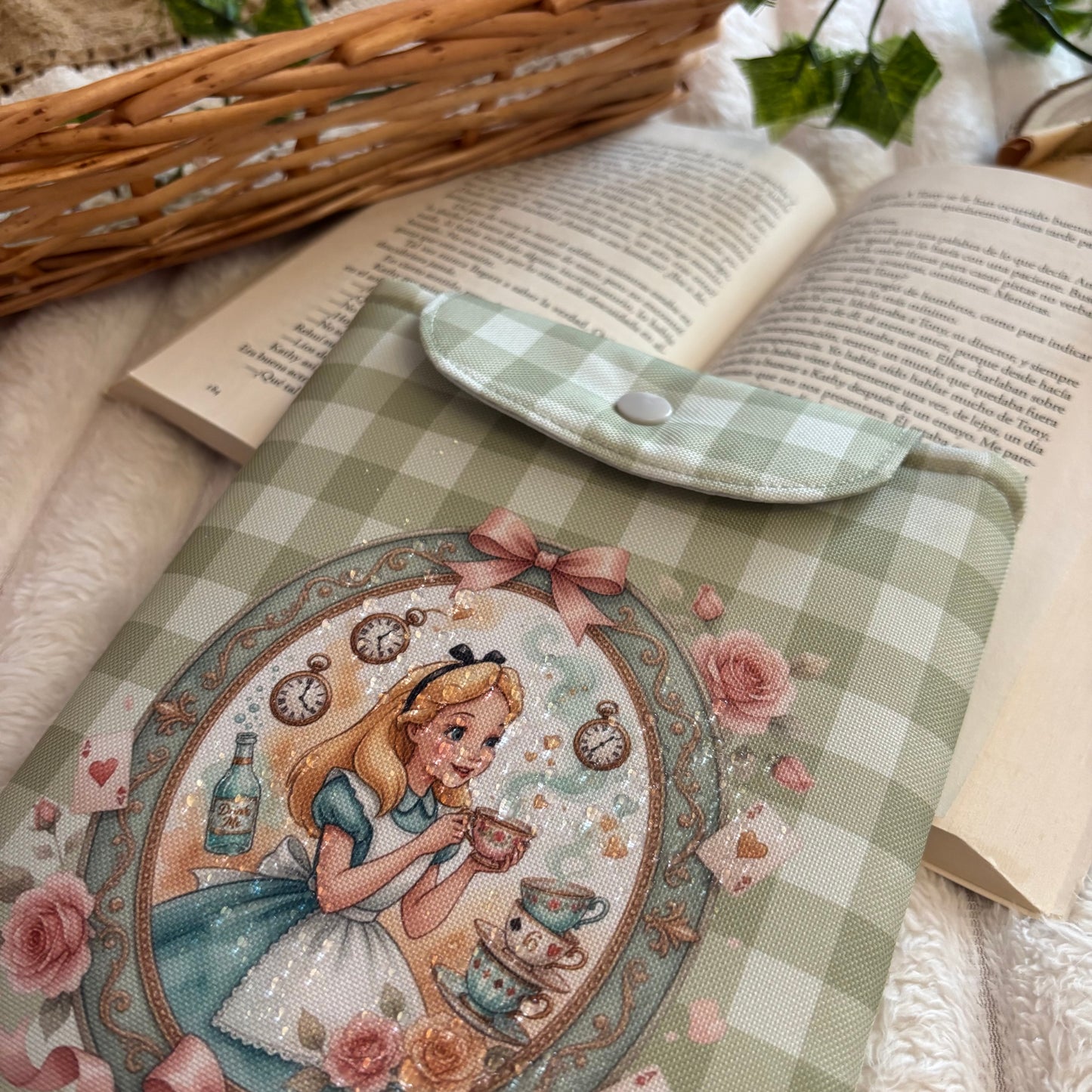 Funda kindle/kobo Alicia en el país de las maravillas impermeable