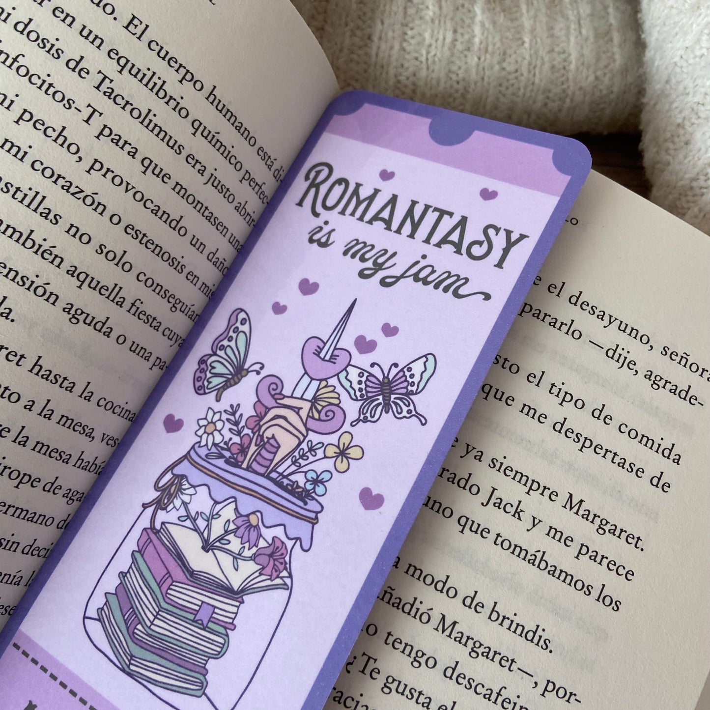 Marcapáginas Romantasy is my jam