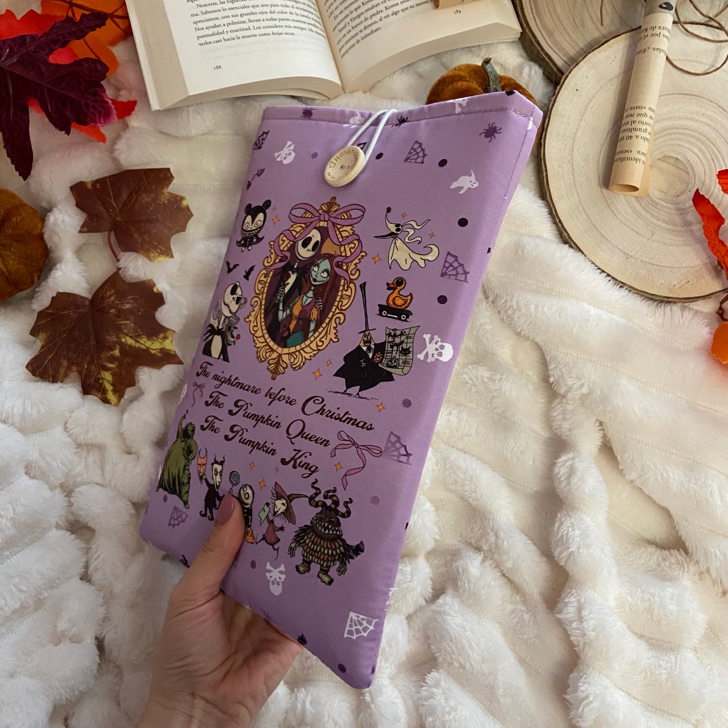 Funda literaria The purple nightmare before Christmas