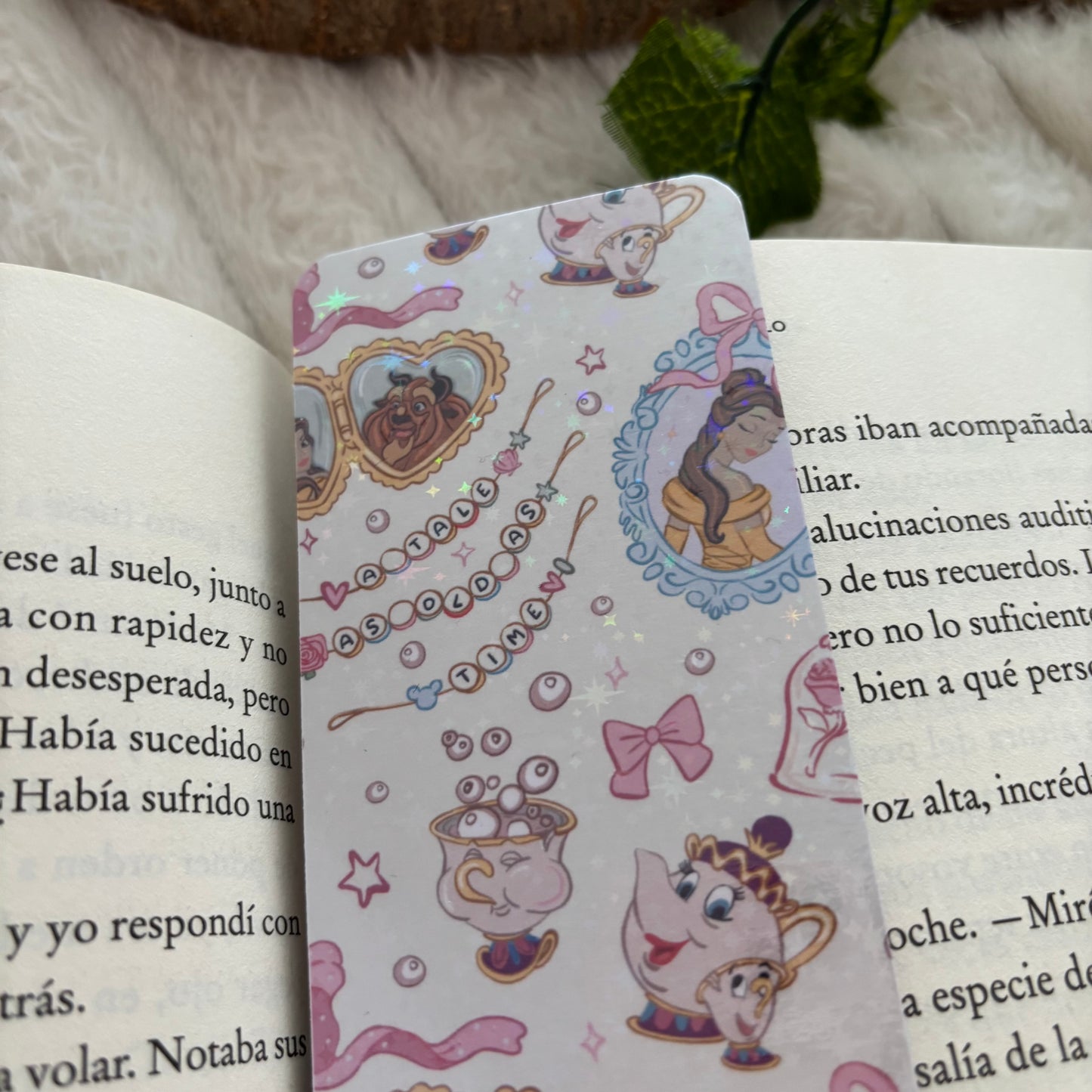 Pack 3 marcapáginas holográficos princesas Disney