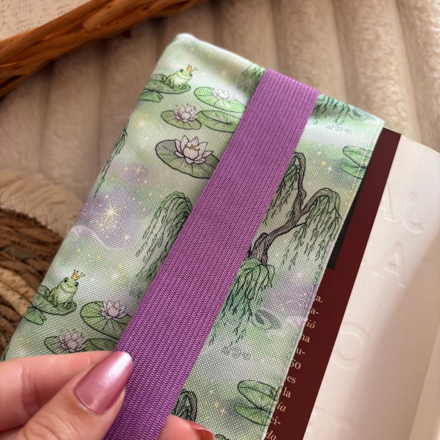 Funda ajustable Tiana y el sapo impermeable