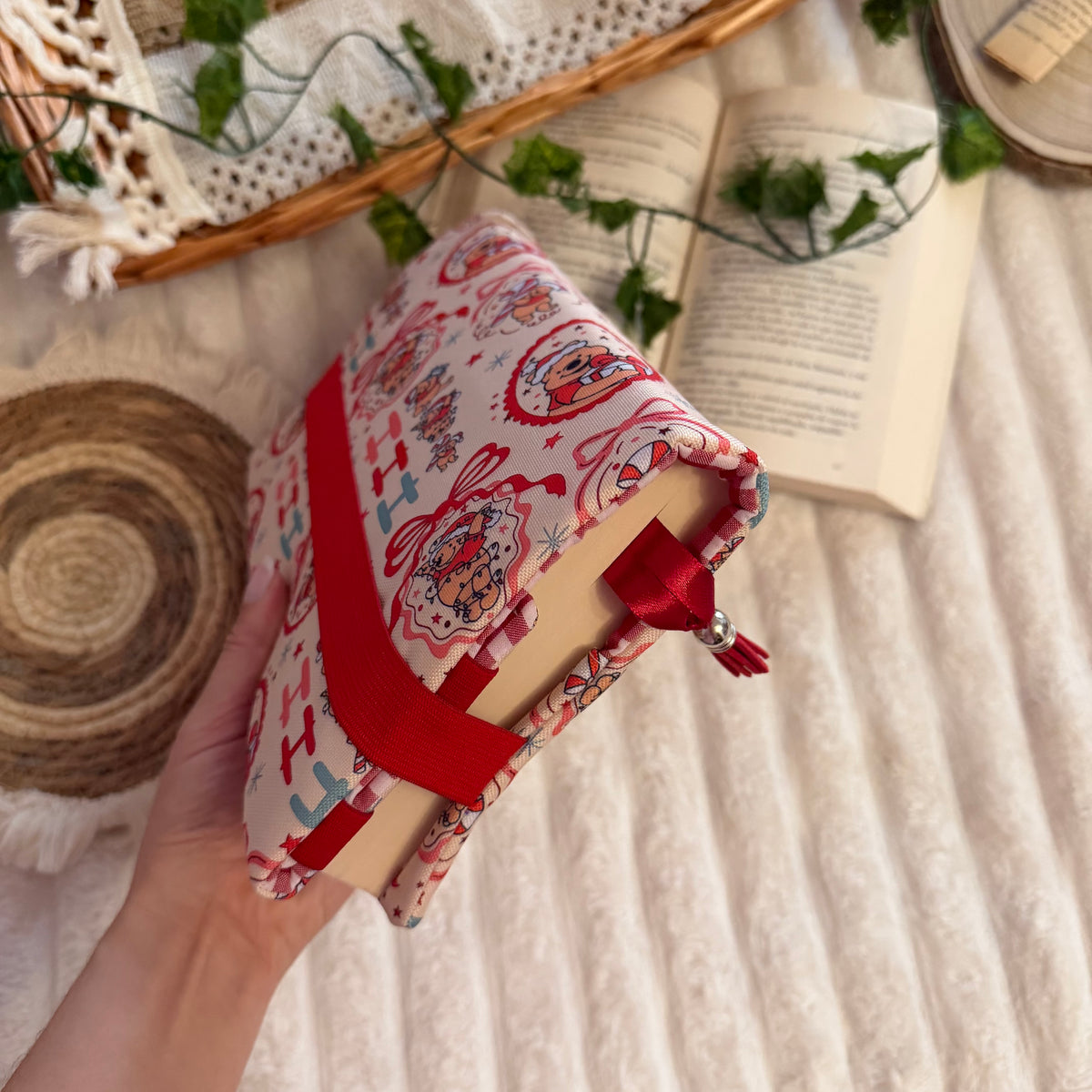 Funda ajustable Winnie navideño impermeable