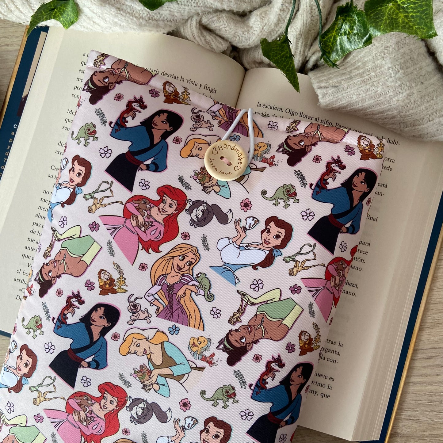 Funda literaria princesas Disney