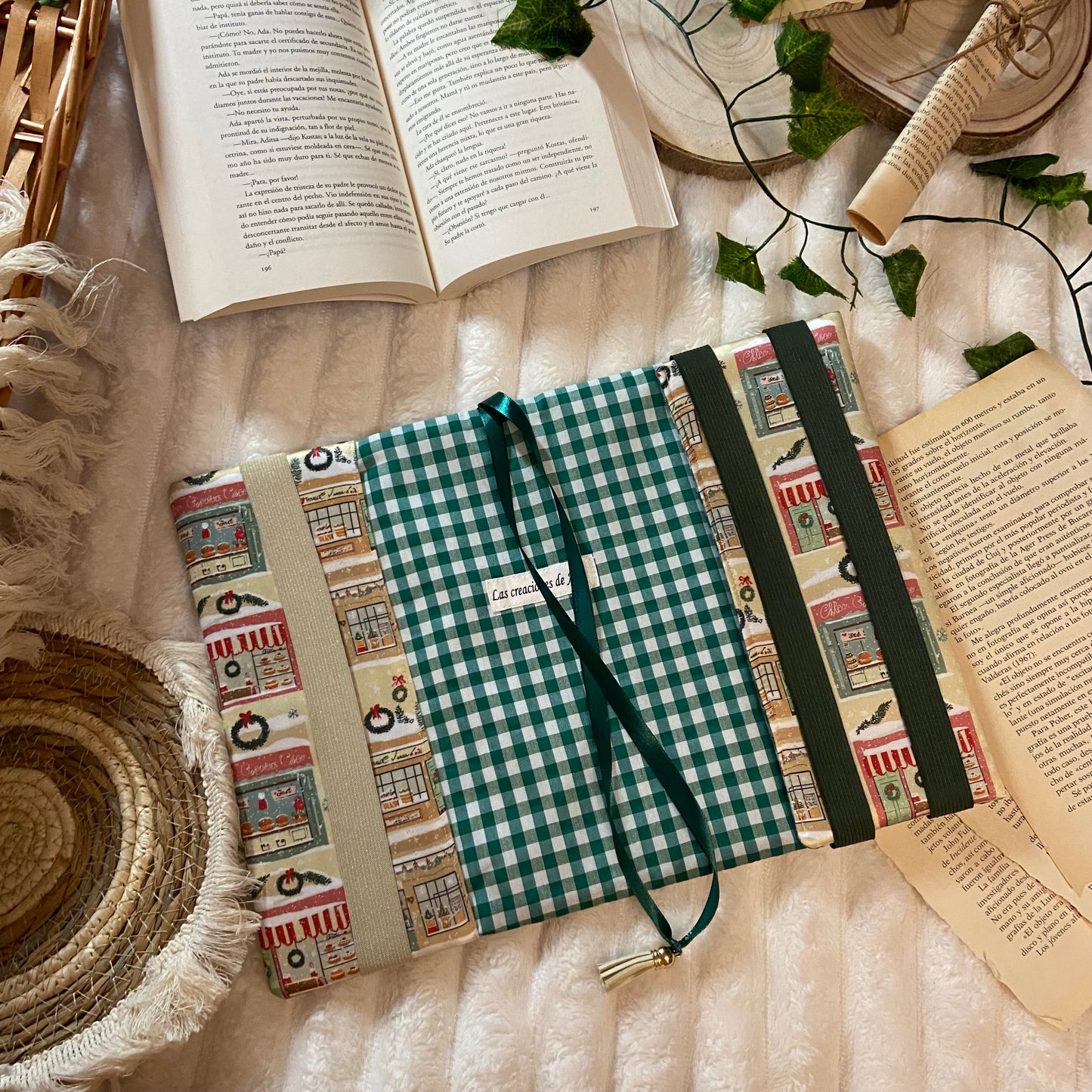 Funda ajustable tiendas navideñas