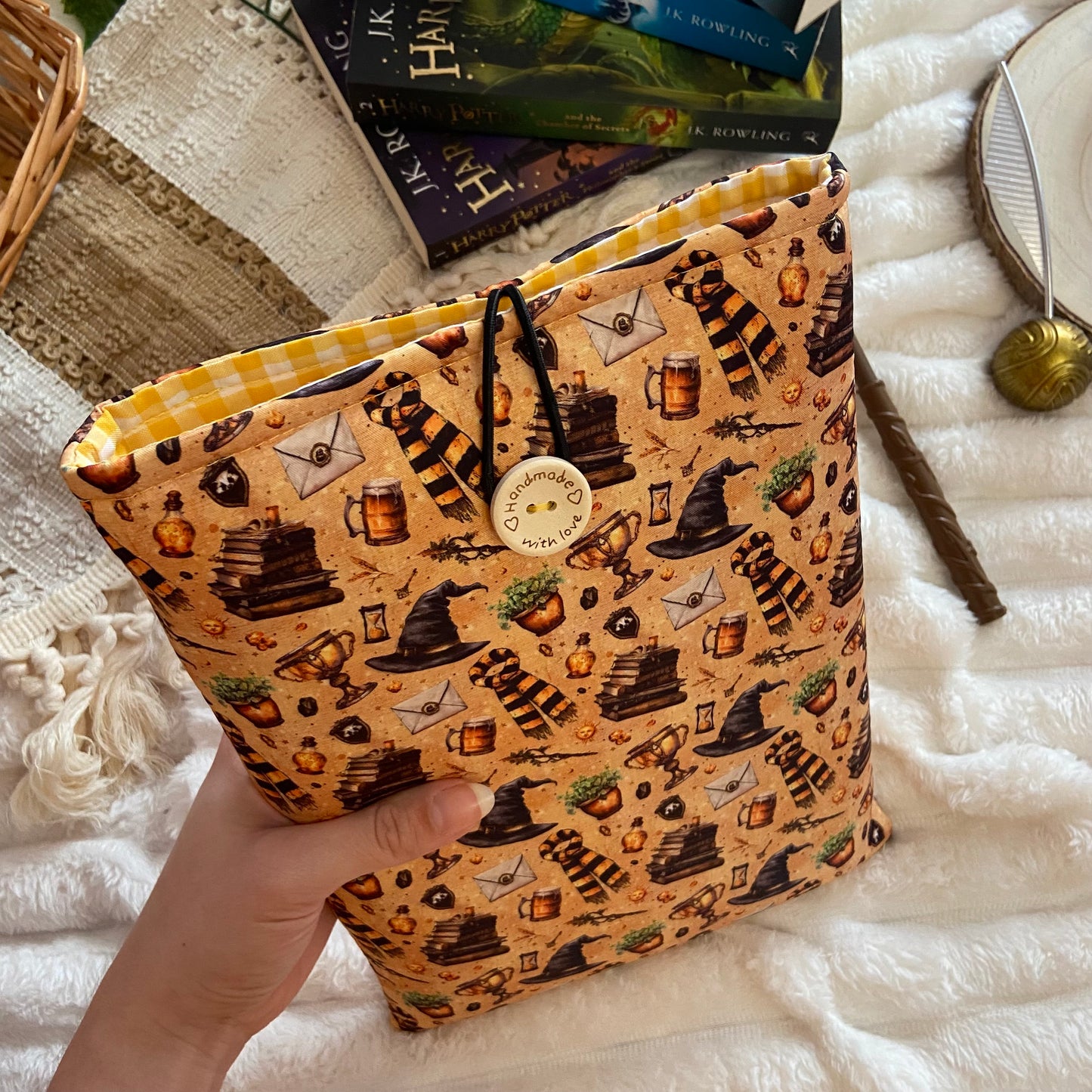 Funda literaria Hufflepuff outlet