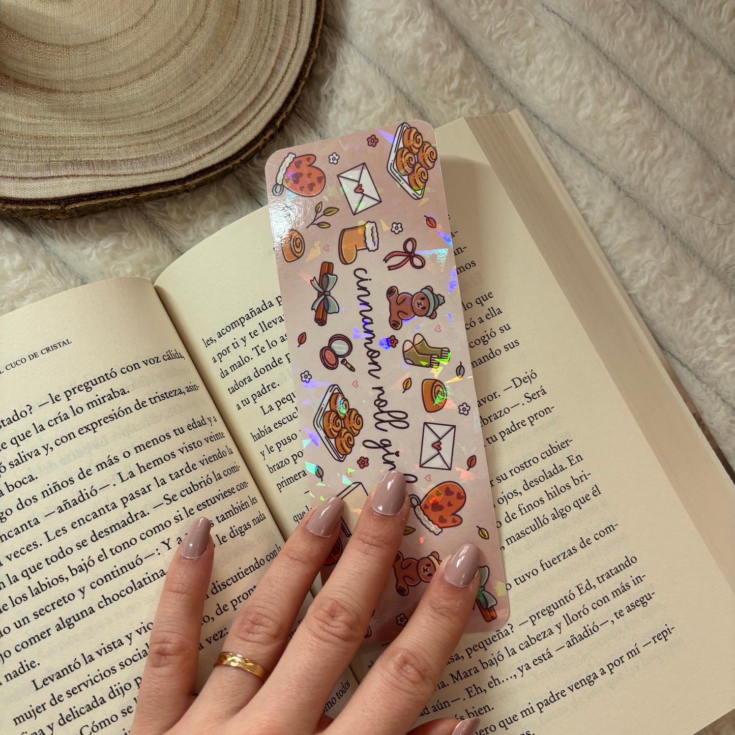 Pack 3 marcapáginas girlie holograficos