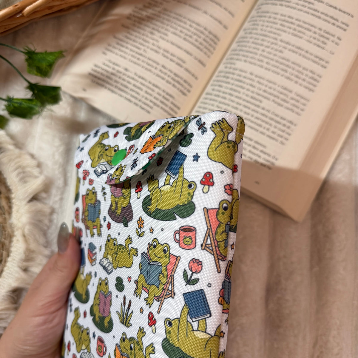 Funda kindle/kobo libra colour ranitas lectoras impermeable