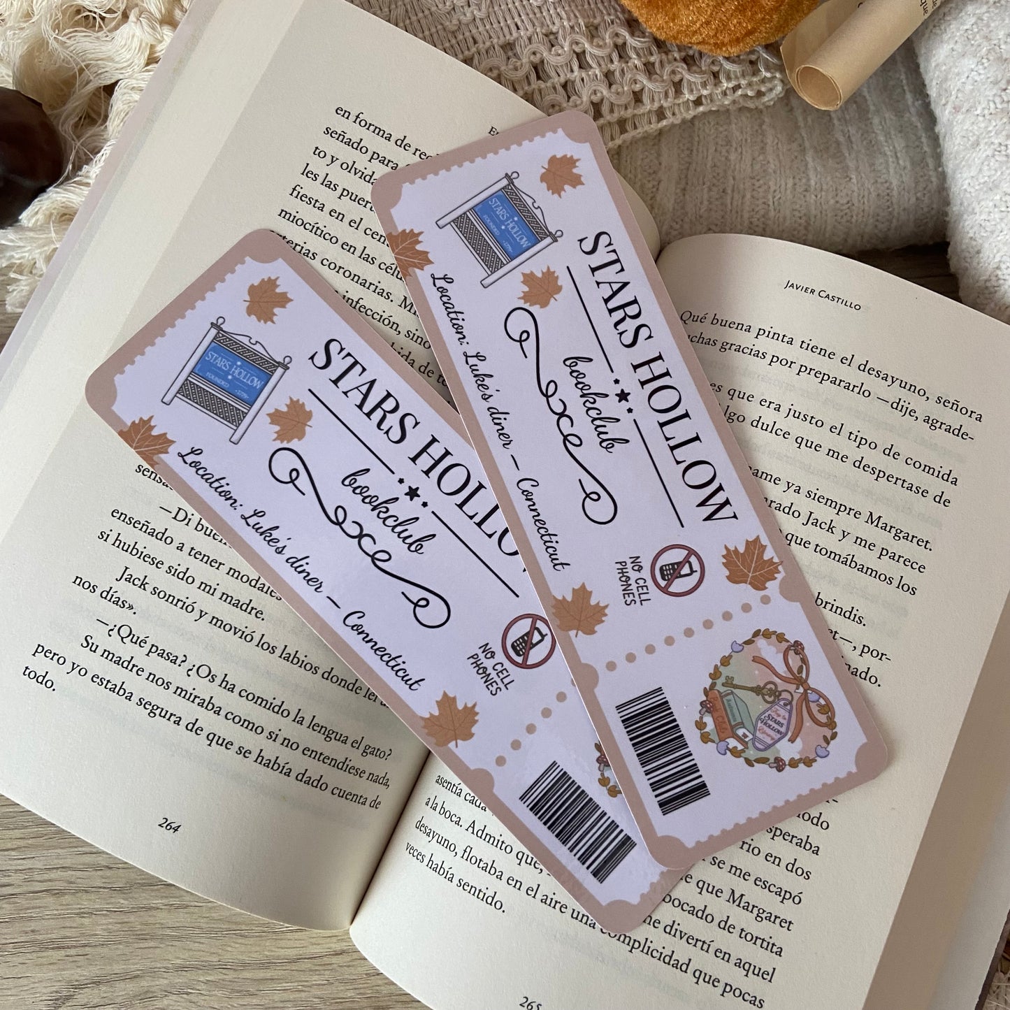 Marcapáginas Stars Hollow bookclub